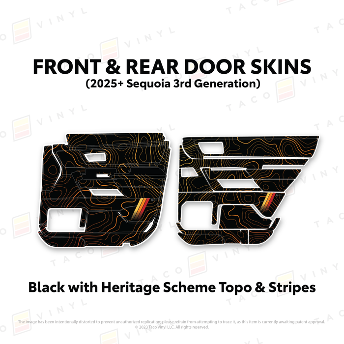 2023+ Sequoia Door Skins
