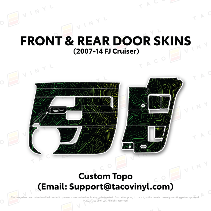 FJ Cruiser Door Skins