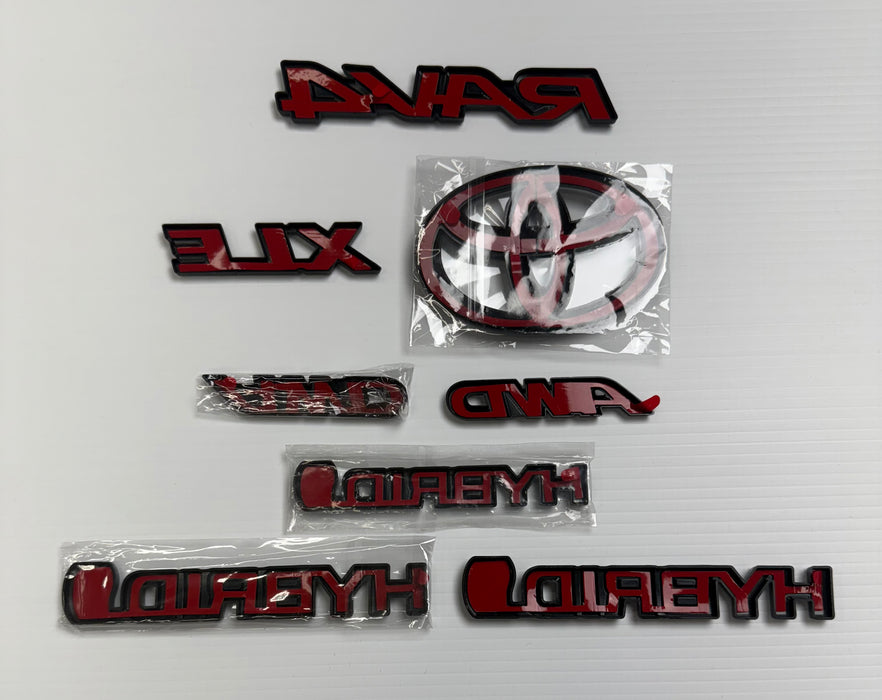 Plastic Overlays for 2019-24 Rav4