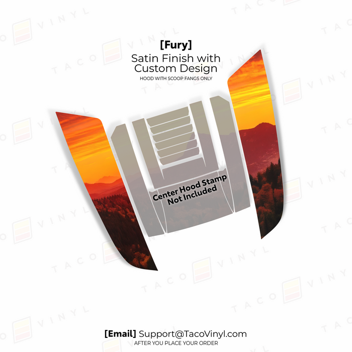 2024+ Tacoma/2025+ 4Runner Fury Hood Scoop Stamp