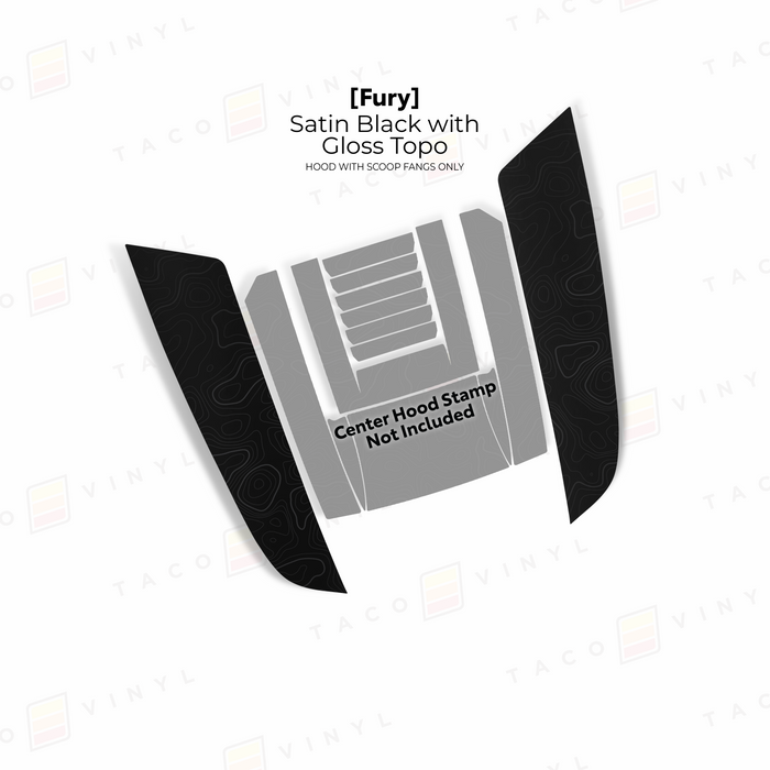 2024+ Tacoma/2025+ 4Runner Fury Hood Scoop Stamp