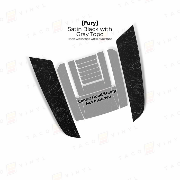 2024+ Tacoma/2025+ 4Runner Fury Hood Scoop Stamp