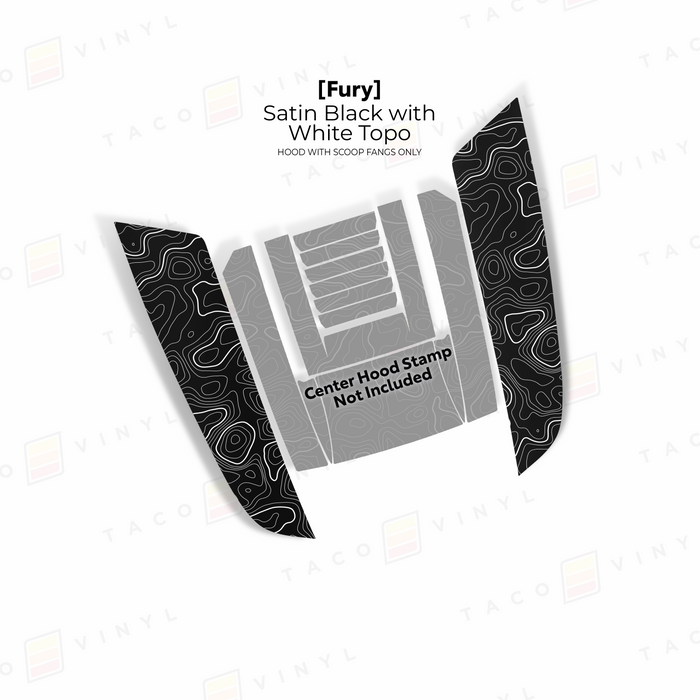 2024+ Tacoma/2025+ 4Runner Fury Hood Scoop Stamp