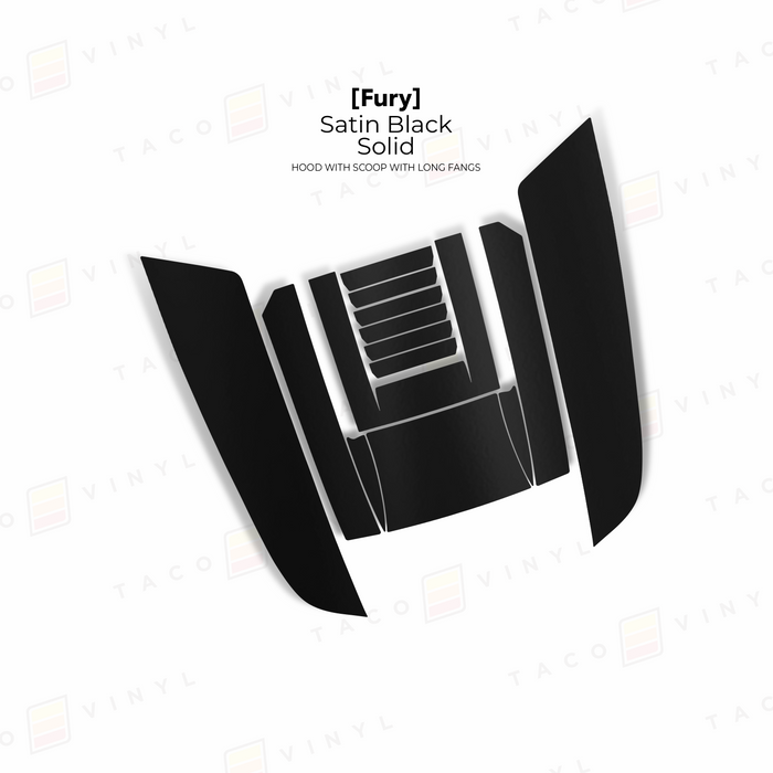 2024+ Tacoma/2025+ 4Runner Fury Hood Scoop Stamp