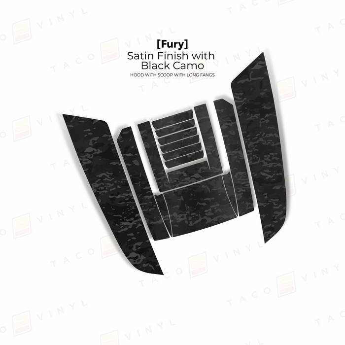 2024+ Tacoma/2025+ 4Runner Fury Hood Scoop Stamp