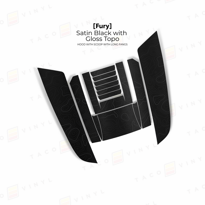 2024+ Tacoma/2025+ 4Runner Fury Hood Scoop Stamp