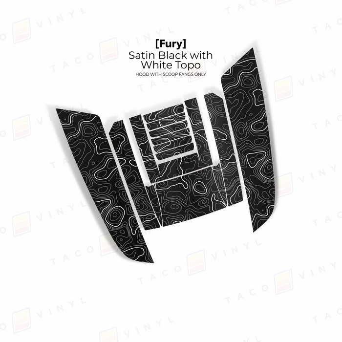 2024+ Tacoma/2025+ 4Runner Fury Hood Scoop Stamp