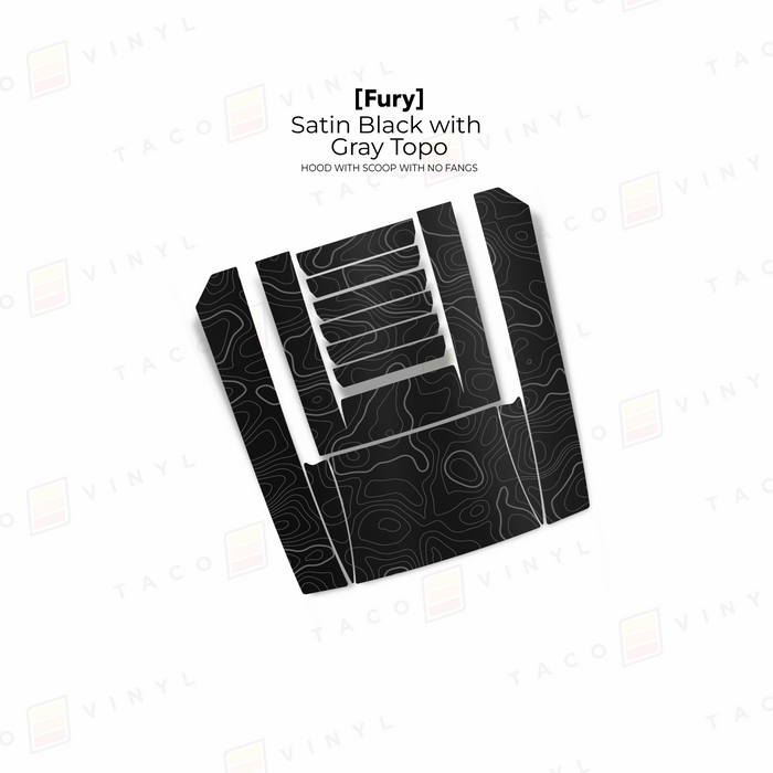 2024+ Tacoma/2025+ 4Runner Fury Hood Scoop Stamp