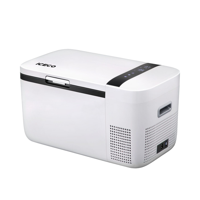 GO20 Dual Zone 12V Portable Freezer - White | ICECO | 20 LT