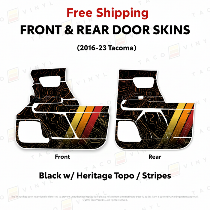 2016-23 Tacoma Door Skins