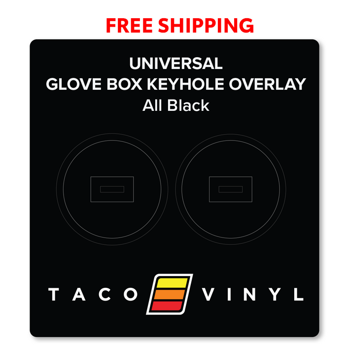 Glove Box Key Blackout