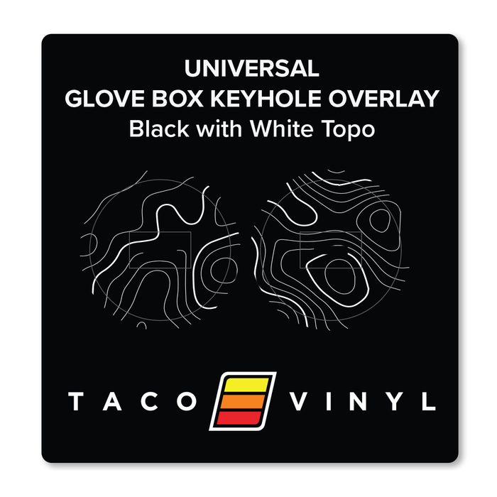 Glove Box Key Blackout