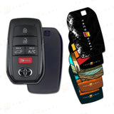 Personalized Toyota Key Fob Decals