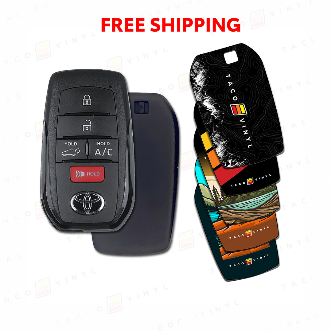 Personalize Toyota Key Fob Decals | Taco Vinyl