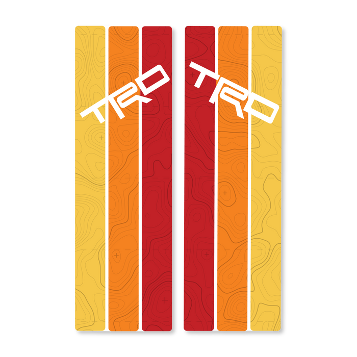 Rear Window Stripes - WITH TOPO