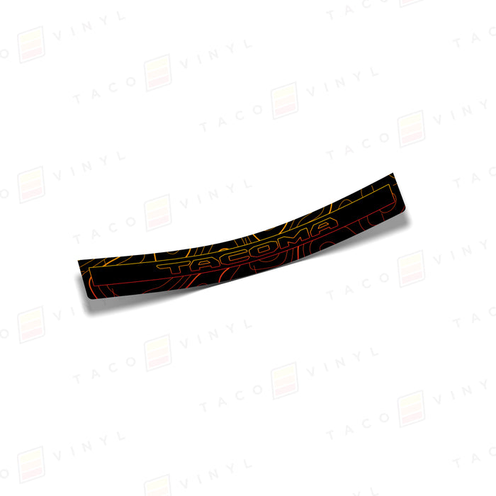 4x For Toyota Tacoma Accessory Retro 3 Color Car Door Sill Plate Cover 4x For Toyota Tacoma Accessory Retro 3 Color Car Door Sill Plate Cover