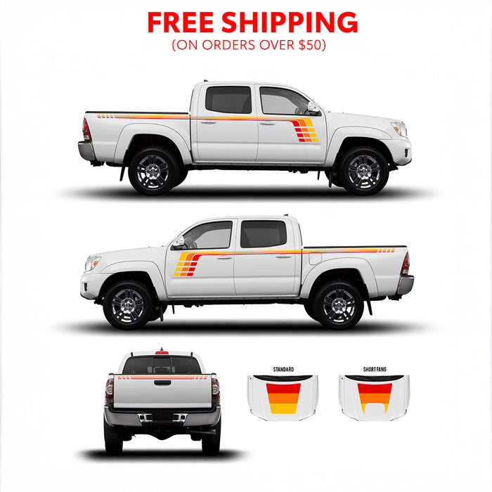 2005-15 Tacoma Checkered Stripe Kit