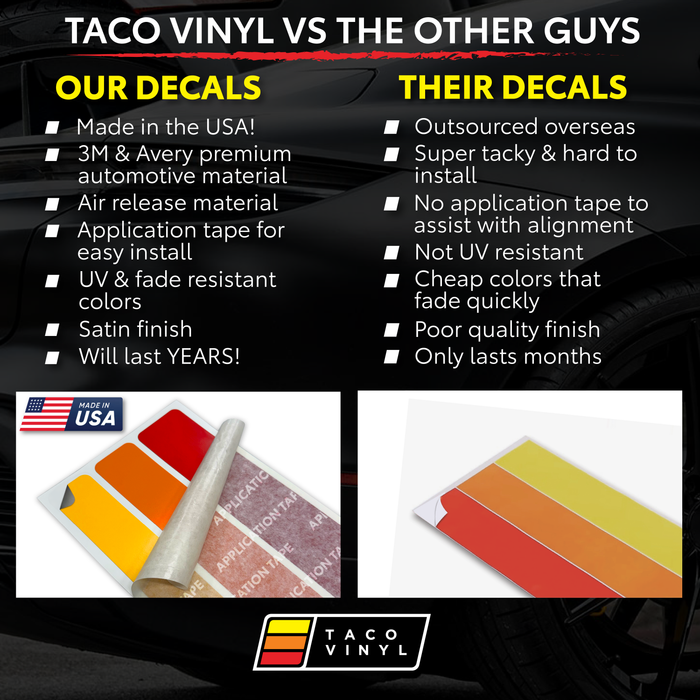 1996-2002 & 2003-2009 4Runner Checkered Stripe Kit