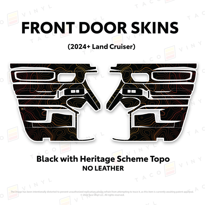 2025+ Land Cruiser 250 Door Skins