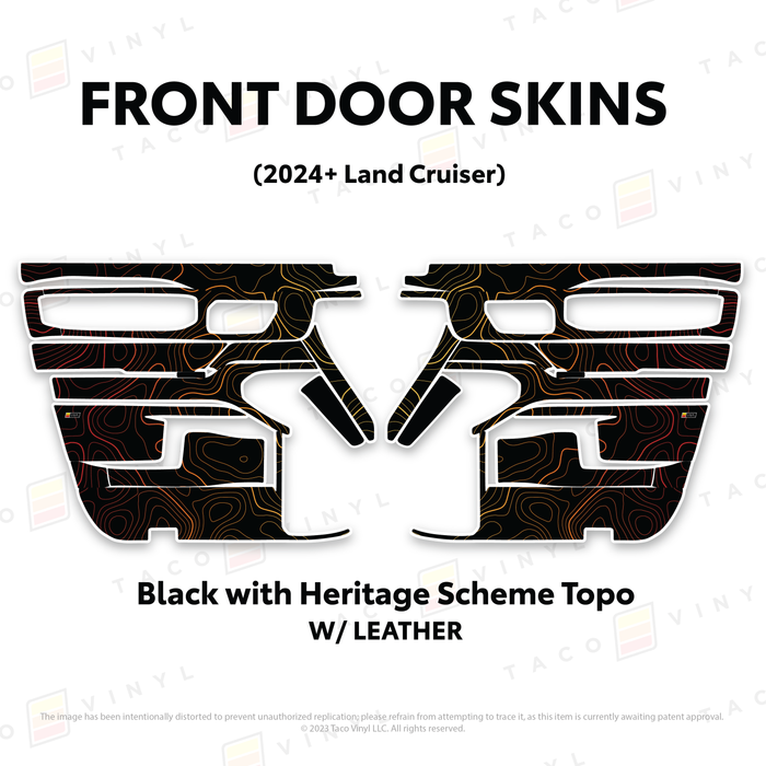 2025+ Land Cruiser 250 Door Skins