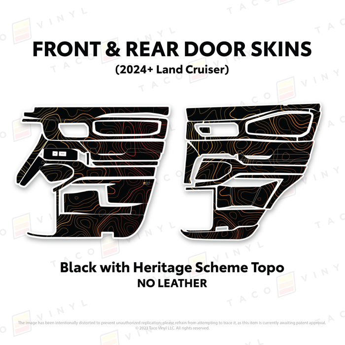 2025+ Land Cruiser 250 Door Skins