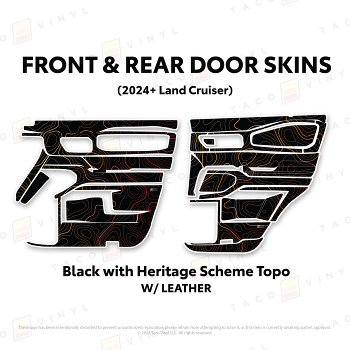 2025+ Land Cruiser 250 Door Skins