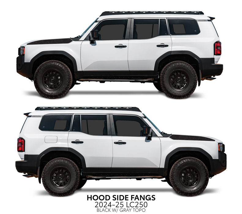 2024+ Land Cruiser 250 Hood Side Fangs