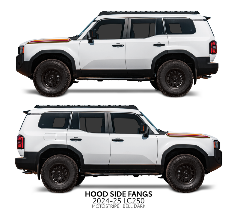 2024+ Land Cruiser 250 Hood Side Fangs