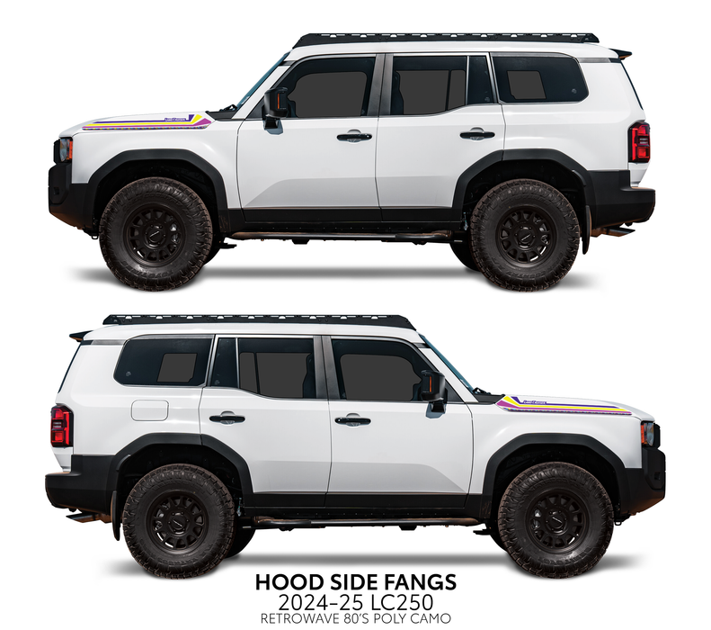 2024+ Land Cruiser 250 Hood Side Fangs