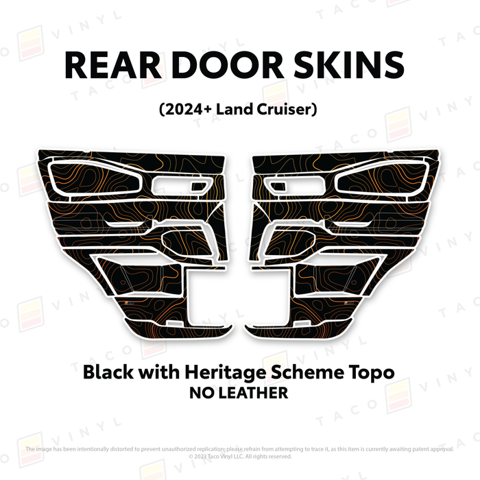 2024+ Land Cruiser 250 Door Skins