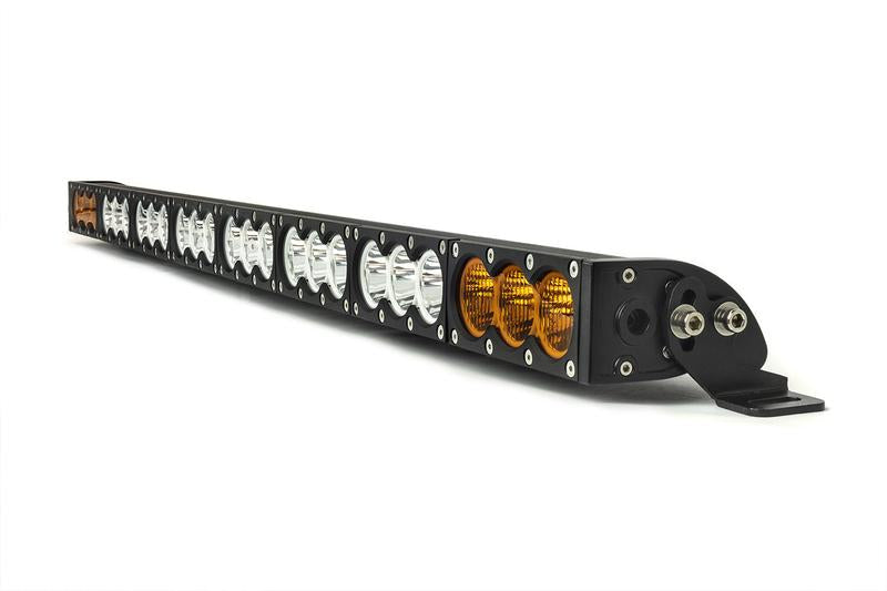 Dual Function Amber/White LED Light Bar Prinsu Mounting Brackets/Combo - Cali Raised LED