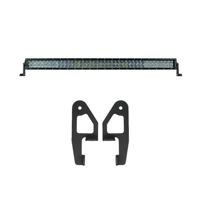 Premium Roof Rack Front Light Bar Kit for 2005-2023 Toyota Tacoma