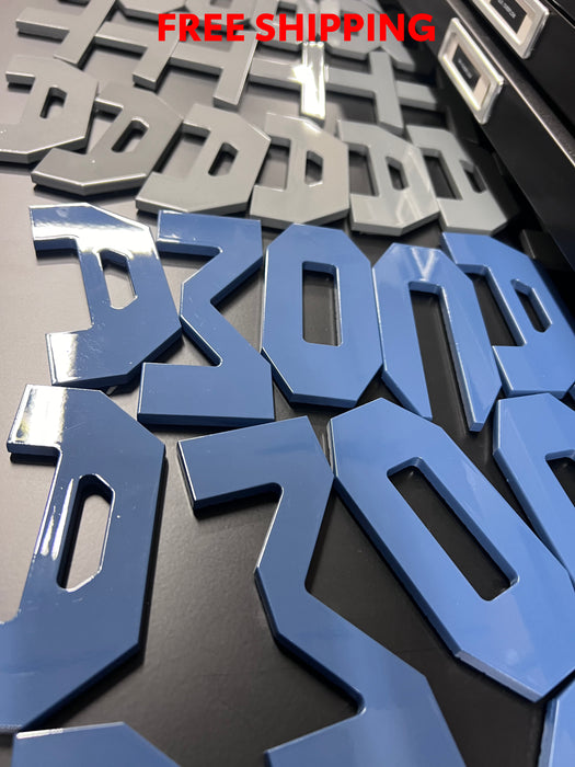 Painted Raptor Grille Letters