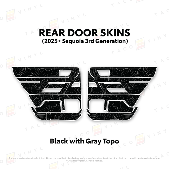 2023+ Sequoia Door Skins