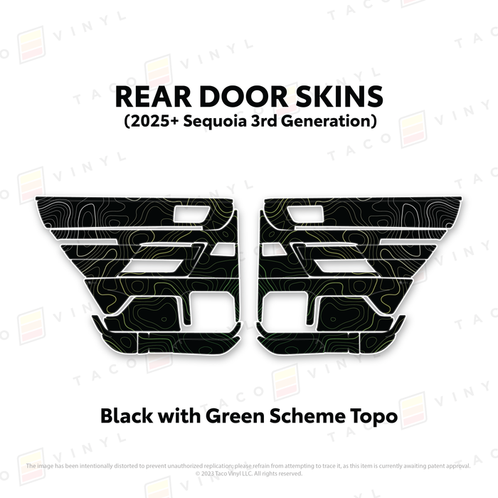 2023+ Sequoia Door Skins