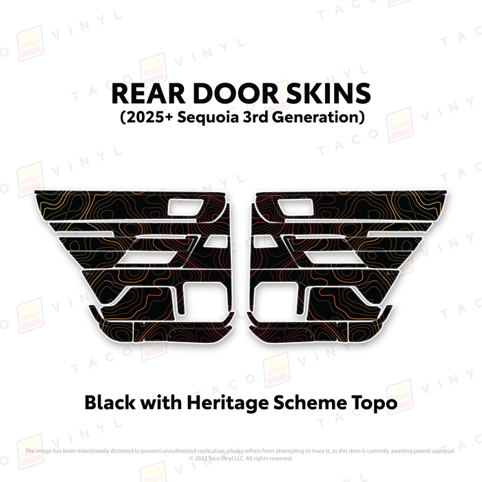 2023+ Sequoia Door Skins