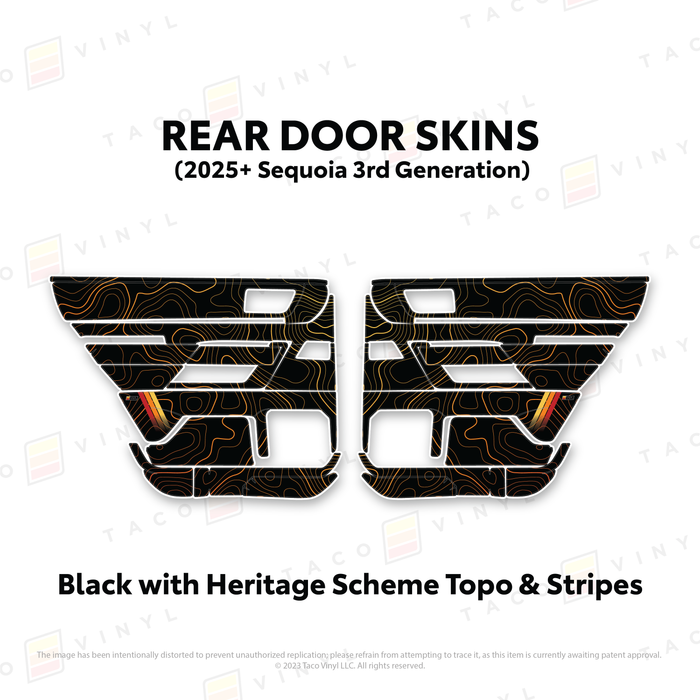 2023+ Sequoia Door Skins