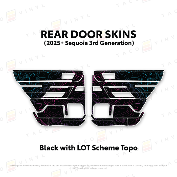 2023+ Sequoia Door Skins