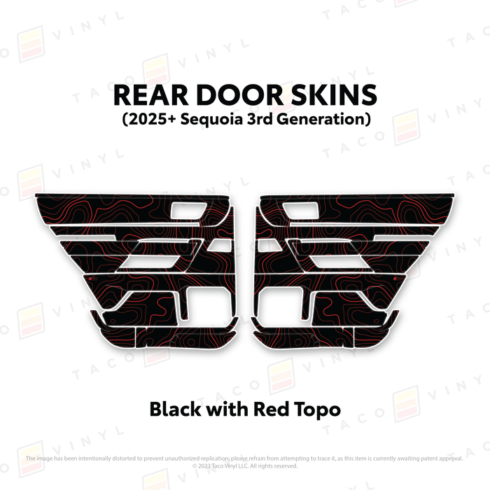 2023+ Sequoia Door Skins