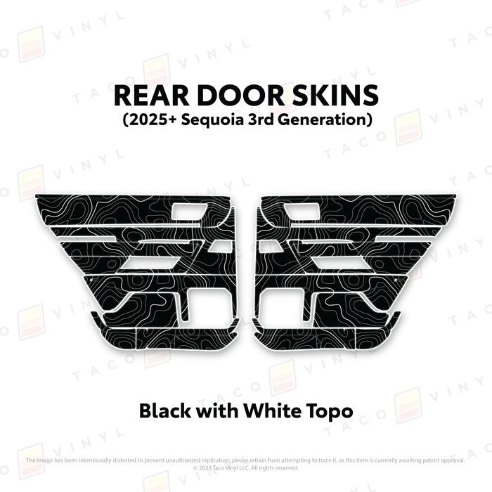 2023+ Sequoia Door Skins