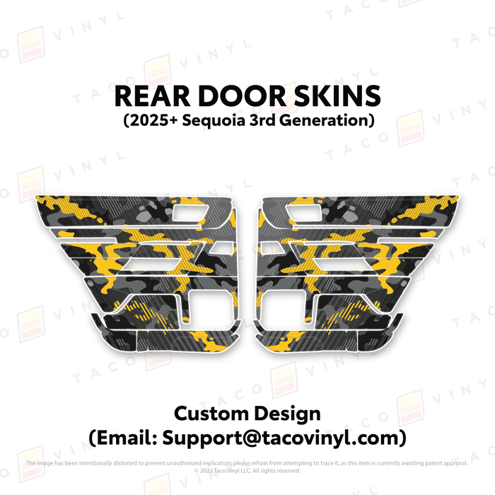 2023+ Sequoia Door Skins