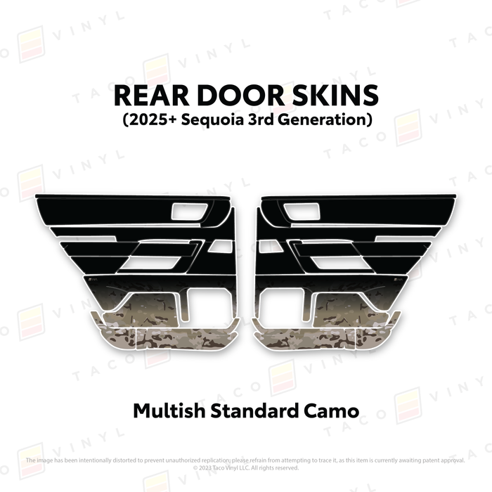 2023+ Sequoia Door Skins