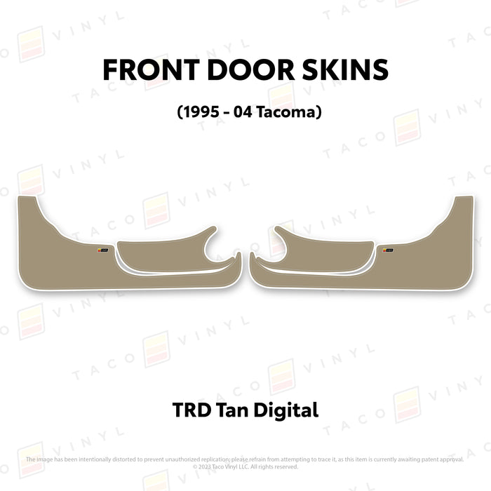 1995-04 Tacoma Door Skins (Lower Section)