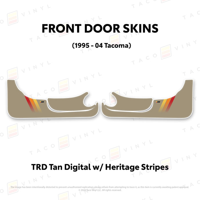 1995-04 Tacoma Door Skins (Lower Section)