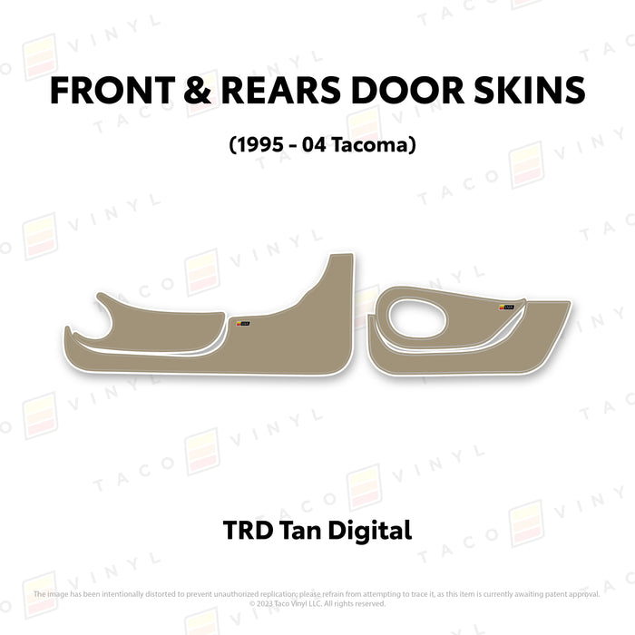 1995-04 Tacoma Door Skins (Lower Section)