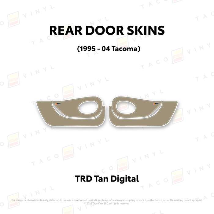 1995-04 Tacoma Door Skins (Lower Section)