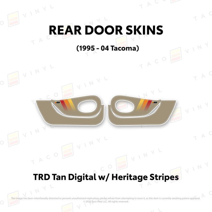 1995-04 Tacoma Door Skins (Lower Section)