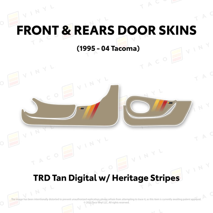 1995-04 Tacoma Door Skins (Lower Section)