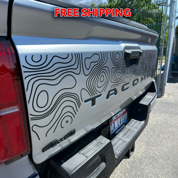 2024+ Tacoma Tailgate Topo Decal