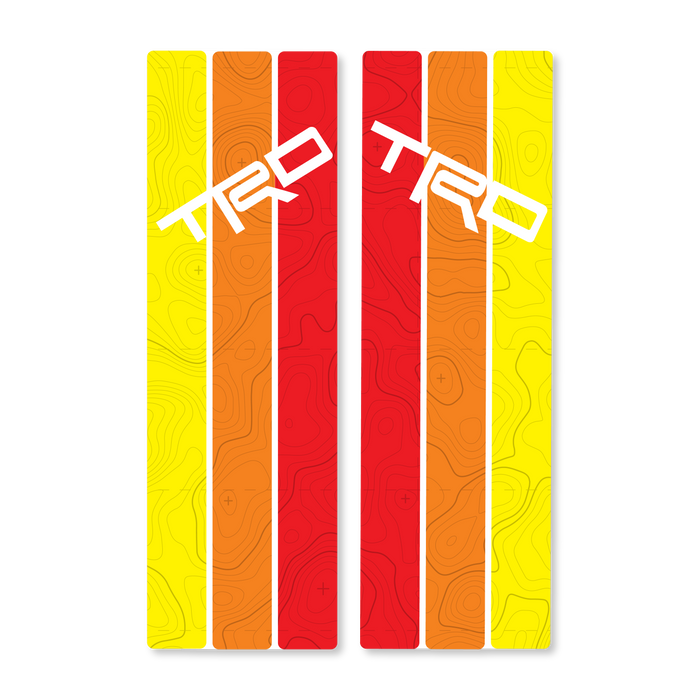 Rear Window Stripes - WITH TOPO